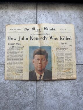How John Kennedy Was Killed. Warren Commission.Miami Herald 1964 Myths & Rumors